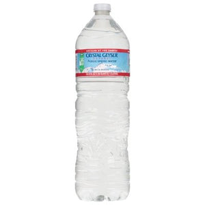 Crystal Geyser Alpine Spring Water Natural 12/1.5 Lt [UNFI #0739961] [ebt] T