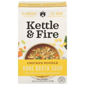 Kettle & Fire Soup Bone Broth Chicken Noodle 6/16.9 OZ [UNFI #2582435] [ebt]