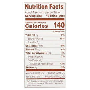 Simple Mills Sweet Thins Seed & Nut Flour Mint Chocolate 6/4.25 OZ [UNFI #2736551] [ebt]