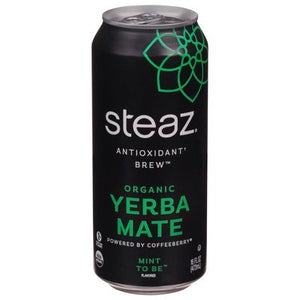 Steaz Yerba Mate Organic Mint To Be 12/16 OZ [UNFI #2681740] [ebt]