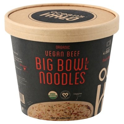 Oceans Halo Big Bowl of Noodles Organic Vegan Beef 6/4.02 OZ [UNFI #2471068] [ebt]