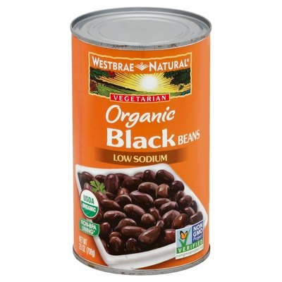 Westbrae Black Beans Low Sodium 12/25 OZ [UNFI #190942] [ebt]