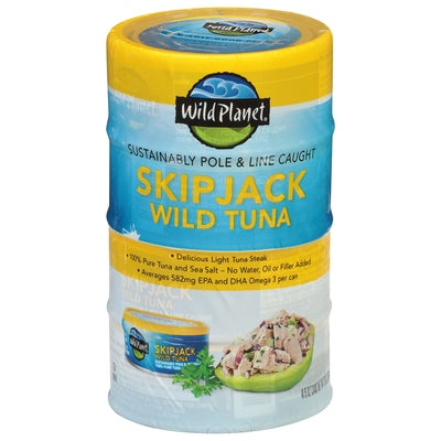 Wild Planet Wild Tuna Skip Jack 12/4/5 OZ [UNFI #2676773] [ebt]