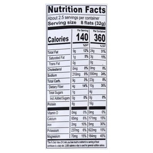 Brads Plant Based Veggie Flats Everything Zucchini 12/3 OZ [UNFI #2636967] [ebt]