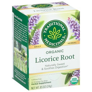 Traditional Medicinals Herbal Supplement Organic Licorice Root Bags 6/16 BAG [UNFI #795534] [ebt]
