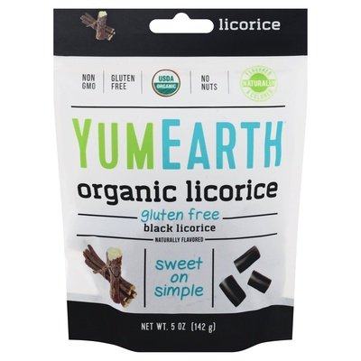 Yumearth Licorice Organic Black 6/5 OZ [UNFI #3028586] [ebt] T