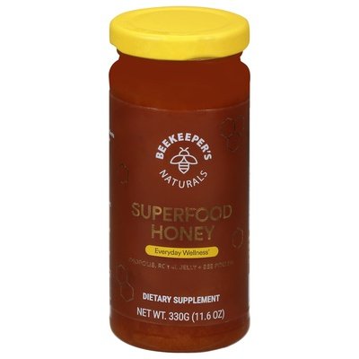 Beekeepers Naturals Superfood Honey 1/11.6 OZ [UNFI #2552925] T