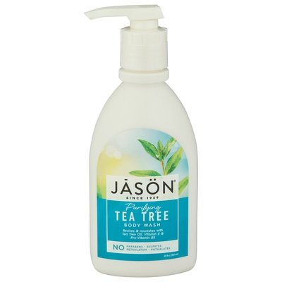 Jason Natural Products Body Wash Purifying Tea Tree 1/30 OZ [UNFI #275883] T