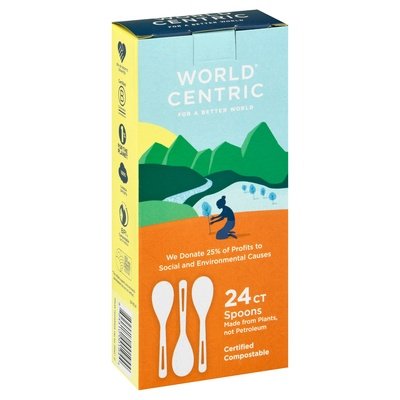 World Centric Spoons 12/24 Ct [UNFI #0305797] T