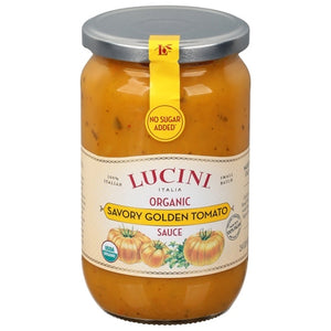 Lucini Italia Sauce Organic Italia Savory Golden Tomato 6/24 OZ [UNFI #2900488] [ebt]