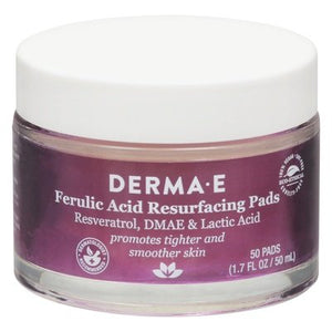 Derma E Resurfacing Pads Ferulic Acid 1/50 CT [UNFI #2662310] T