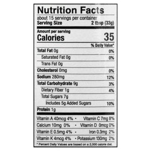 True Made Foods BBQ Sauce Less Sugar Kansas City 6/18 OZ [UNFI #2069235] [ebt]