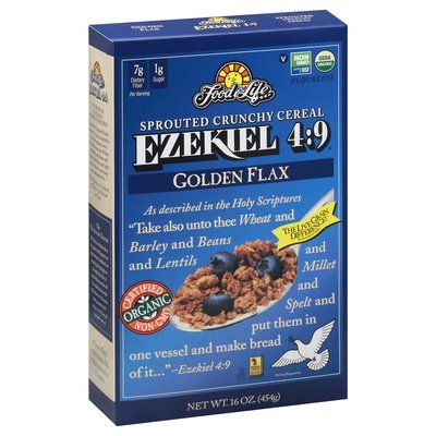 Food For Life Cereal Sprouted Crunchy Golden Flax 6/16 OZ [UNFI #0447185] [ebt]