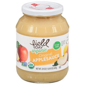 Field Day Applesauce Organic Original 12/24 OZ [UNFI #1816693] [ebt]