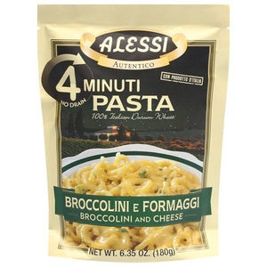 Alessi Pasta Broccolini and Cheese 6/6.35 OZ [UNFI #2948974] [ebt]
