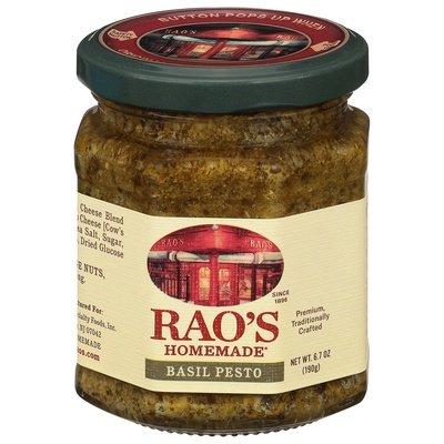 Raos Sauce Basil Pesto 6/6.7 OZ [UNFI #2299394] [ebt]