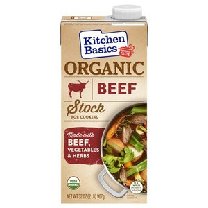 Kitchen Basics Stock Organic Beef 12/32 OZ [UNFI #1846419] [ebt]
