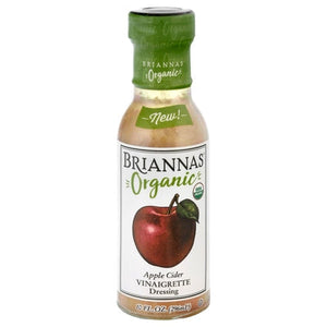Briannas Dressing Organic Apple Cider Vinaigrette Og2 6/10 oz [UNFI #2549186 ] [ebt]