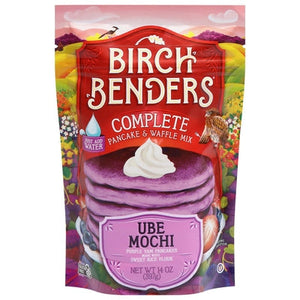 Birch Benders Pancake & Waffle Mix Complete Ube Mochi 6/14 oz [UNFI #3088366 ] [ebt]