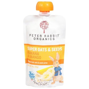 Peter Rabbit Organics Super Oats & Seeds Banana & Mango 10/4 OZ [UNFI #2311660] [ebt]