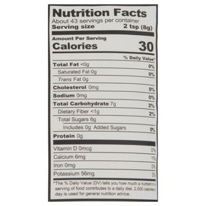 Lets Date Sugar Organic Date 6/12 OZ [UNFI #2822310] [ebt] T