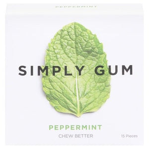 Simply Gum Gum Peppermint 12/15 CT [UNFI #1767664] [ebt] T