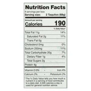 Planet Based Foods Hemp Taquito Chipotle 8/9.6 OZ [UNFI  #3001062]