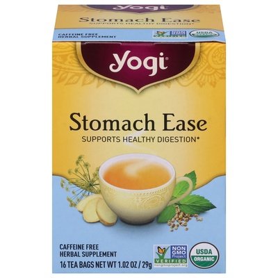 Yogi Stomach Ease Caffeine Free Tea Bags 6/16 BAG [UNFI #355172] [ebt]