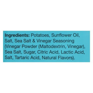 The Good Crisp Company Potato Chips Sea Salt & Vinegar Crinkle Cut 12/5.5 OZ [UNFI #3009438] [ebt]