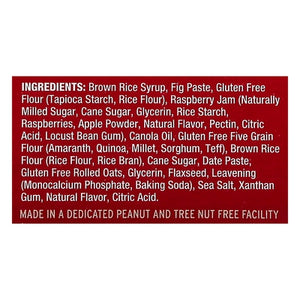 Natures Bakery Fig Bar Gluten Free Raspberry 6 Twin Packs 6/6/2 OZ [UNFI #2136265] [ebt]