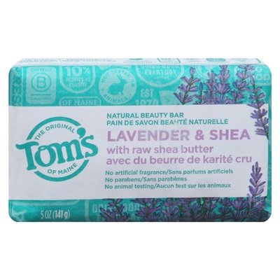 Toms Of Maine Beauty Bar Natural Lavender & Shea 6/5 OZ [UNFI #2033785] T