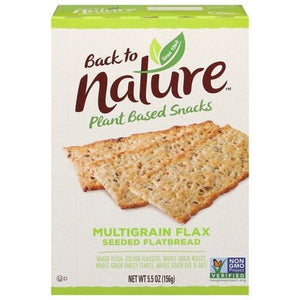 Back To Nature Flatbread Multigrain Flax Seeded 6/5.5 OZ [UNFI #1517069] [ebt]