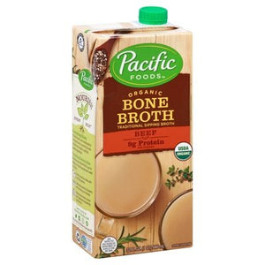 Pacific Foods Bone Broth Organic Beef 12/32 OZ [UNFI #2322840] [ebt]
