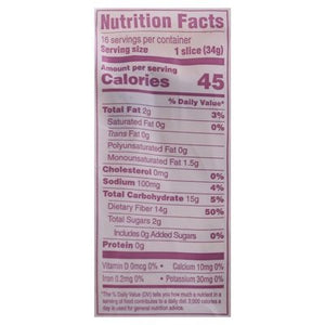 Carbonaut Cinnamon Raisin Bread 8/19 OZ [UNFI  #2822351]