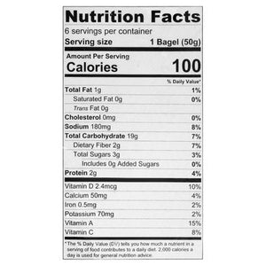 Odoughs Bagel Thins Orig 6/10.60OZ [UNFI  #1249630]