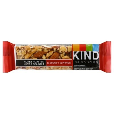 Kind Nuts & Spice Bar Honey Roasted Nuts & Sea Salt 12/1.4 OZ [UNFI #1797000] [ebt]