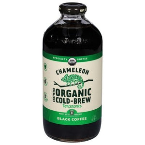 Chameleon Cold Brew Black Coffee Organic Concentrate Cold-Brew 6/32 OZ [UNFI #1150820] [ebt] T