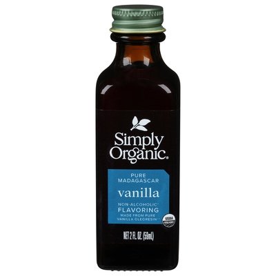 Simply Organic Flavoring Non-Alcoholic Vanilla Pure Madagascar 6/2 OZ [UNFI #1505536] [ebt]