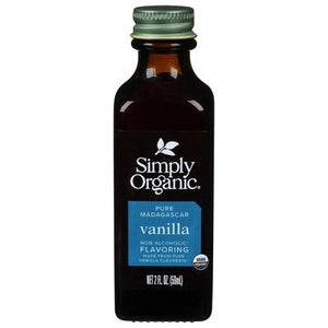 Simply Organic Flavoring Non-Alcoholic Vanilla Pure Madagascar 6/2 OZ [UNFI #1505536] [ebt]