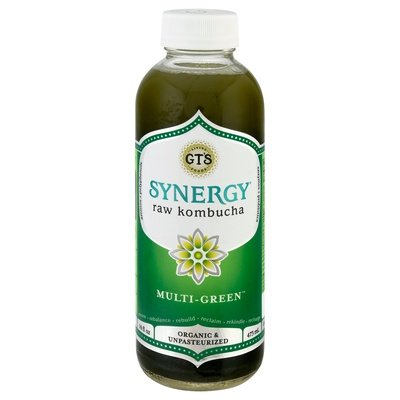 Gts Raw Kombucha Multi-Green 12/16 OZ [UNFI #2273266] [ebt] T