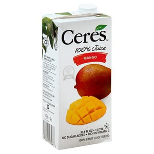 Ceres 100% Juice Mango 12/1 Lt [UNFI #0529941] [ebt]