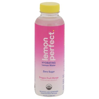 Lemon Perfect Lemon Water Hydrating Zero Sugar Dragon Fruit Mango 12/15.2 Z [UNFI #3014354] [ebt]