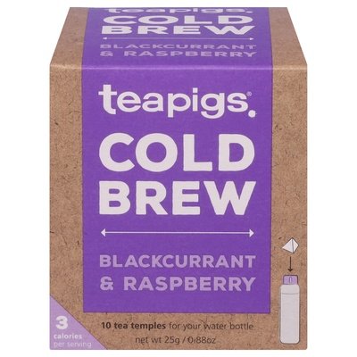Teapigs Tea Temples Cold Brew Blackcurrant & Raspberry 6/10 CT [UNFI #2894541] [ebt]