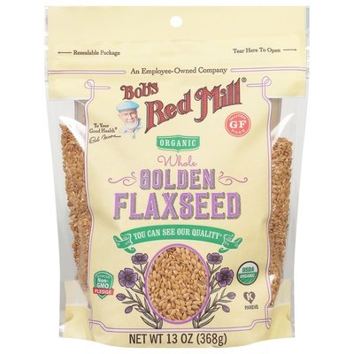 Bobs Red Mill Golden Flaxseed Organic Whole 4/13 OZ [UNFI #2688786] [ebt]