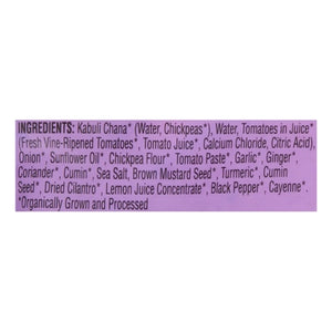 Maya Kaimal Everyday Chana Organic Chickpeas + Tomato & Onion Mild 6/10 OZ [UNFI #2576296] [ebt]