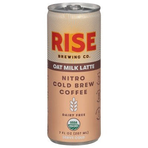Rise Brewing Co  Nitro Cold Brew Coffee Dairy Free Oat Milk Latte 12/7 OZ [UNFI #2379857] [ebt]
