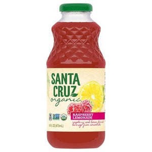 Santa Cruz Organic Beverage Raspberry Lemonade 8/16 OZ [UNFI #2552727] [ebt]
