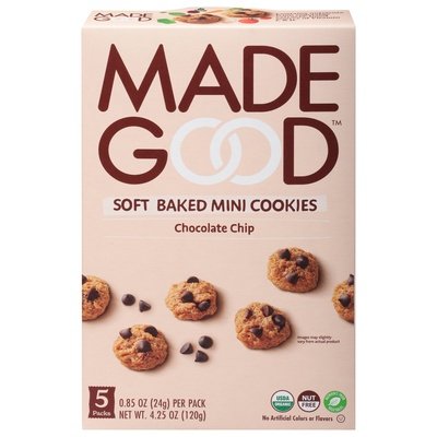 Made Good Cookies Mini Soft Baked Chocolate Chip 6/4.25 OZ [UNFI #2267003] [ebt]