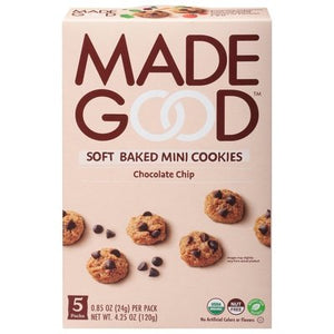 Made Good Cookies Mini Soft Baked Chocolate Chip 6/4.25 OZ [UNFI #2267003] [ebt]