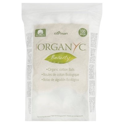 Organyc Cotton Balls 1/100 CT [UNFI #1135912] T